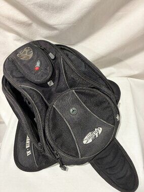 Joe Rocket Black Manta XL Canvas Tank Bag